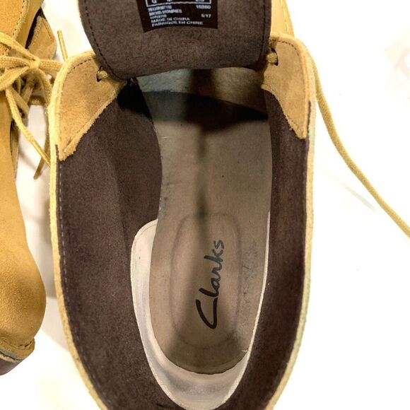 CLARKS Suede Chukka Boots (Sz 45) main image 9